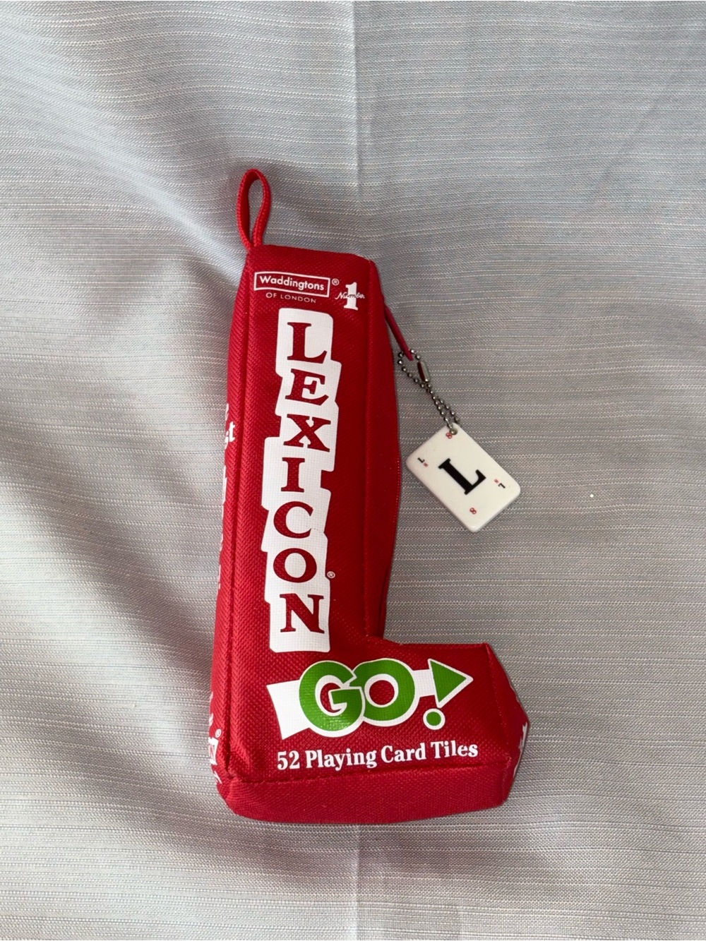 Lexicon GO! Red Letter ‘L’ Phone Accessory Pouch by Waddingtons